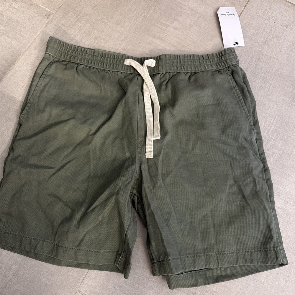 Goodfellow & Co The Vintage Collection Pull On Shorts Green 7" Men's Size Medium
